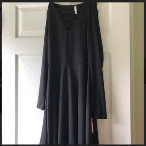 Xhilaration black mini dress